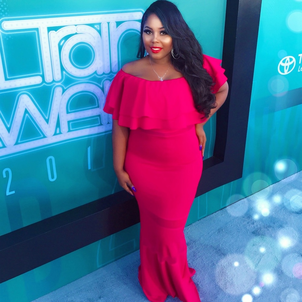 Diva In Red Gown